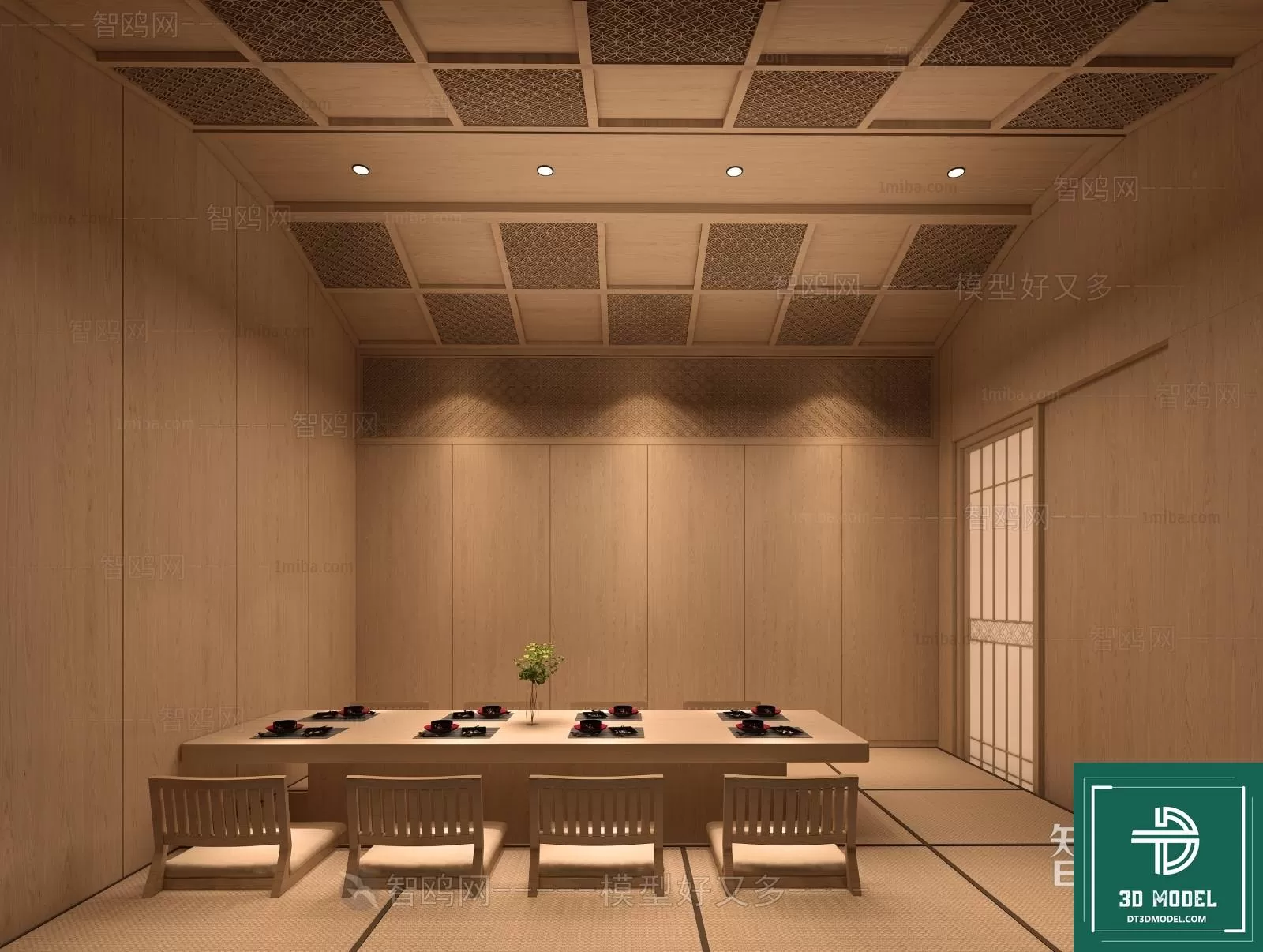 RESTAURANT – JAPAN STYLE – 3D BLOCK – 112