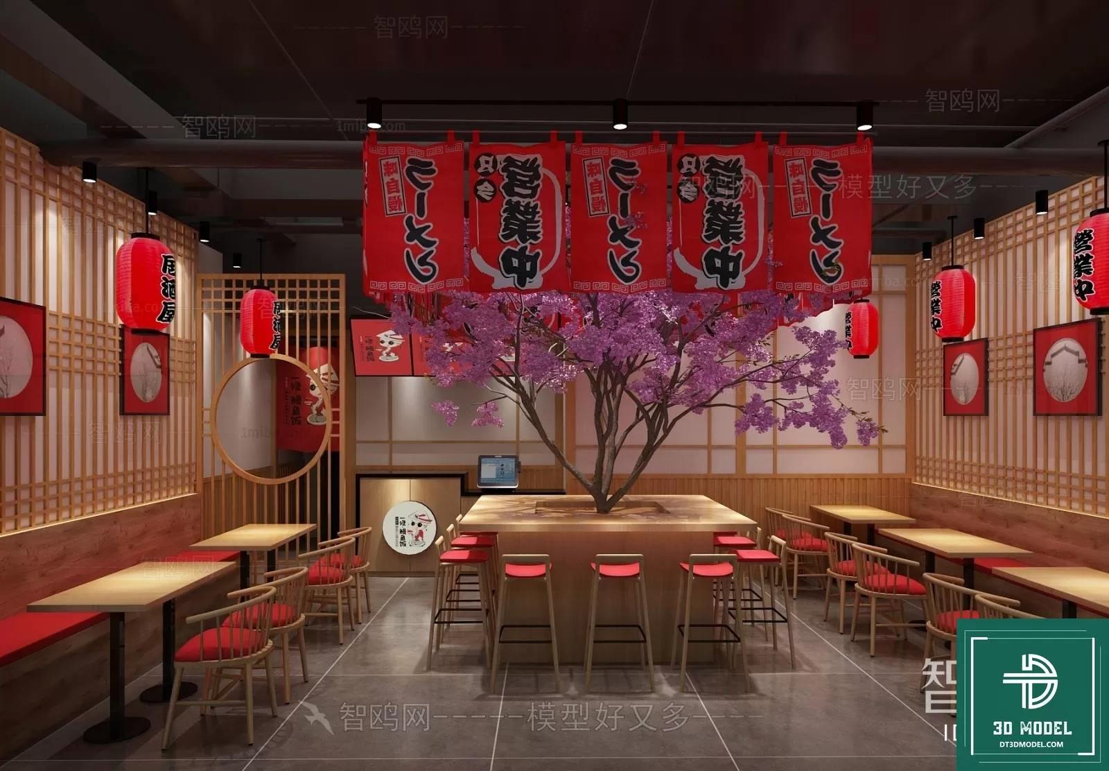 RESTAURANT – JAPAN STYLE – 3D BLOCK – 114