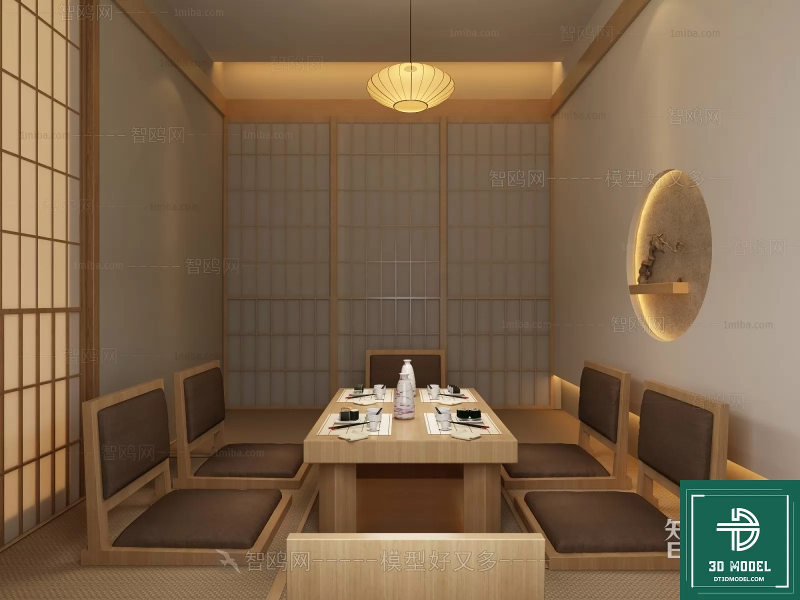 RESTAURANT – JAPAN STYLE – 3D BLOCK – 115