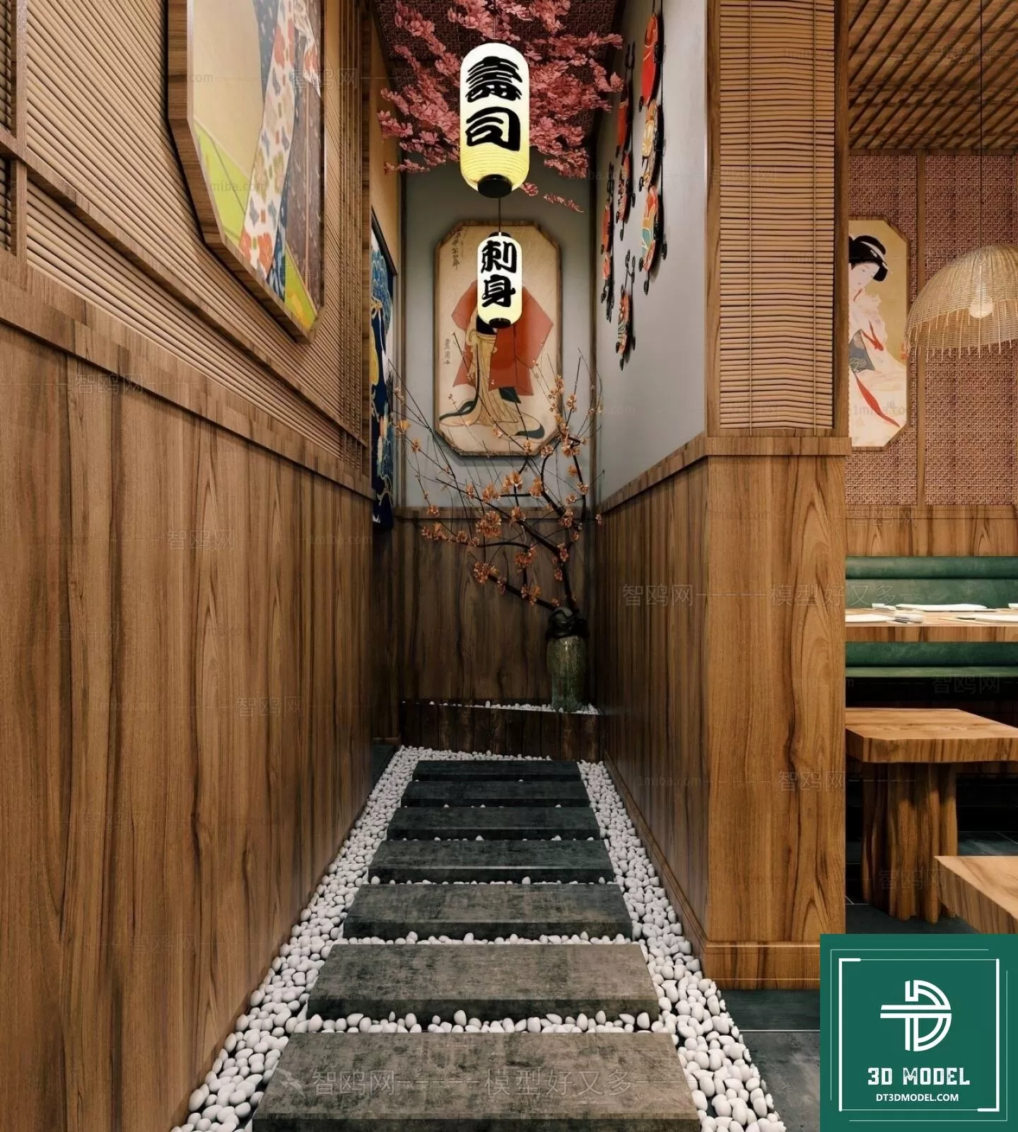 RESTAURANT – JAPAN STYLE – 3D BLOCK – 116