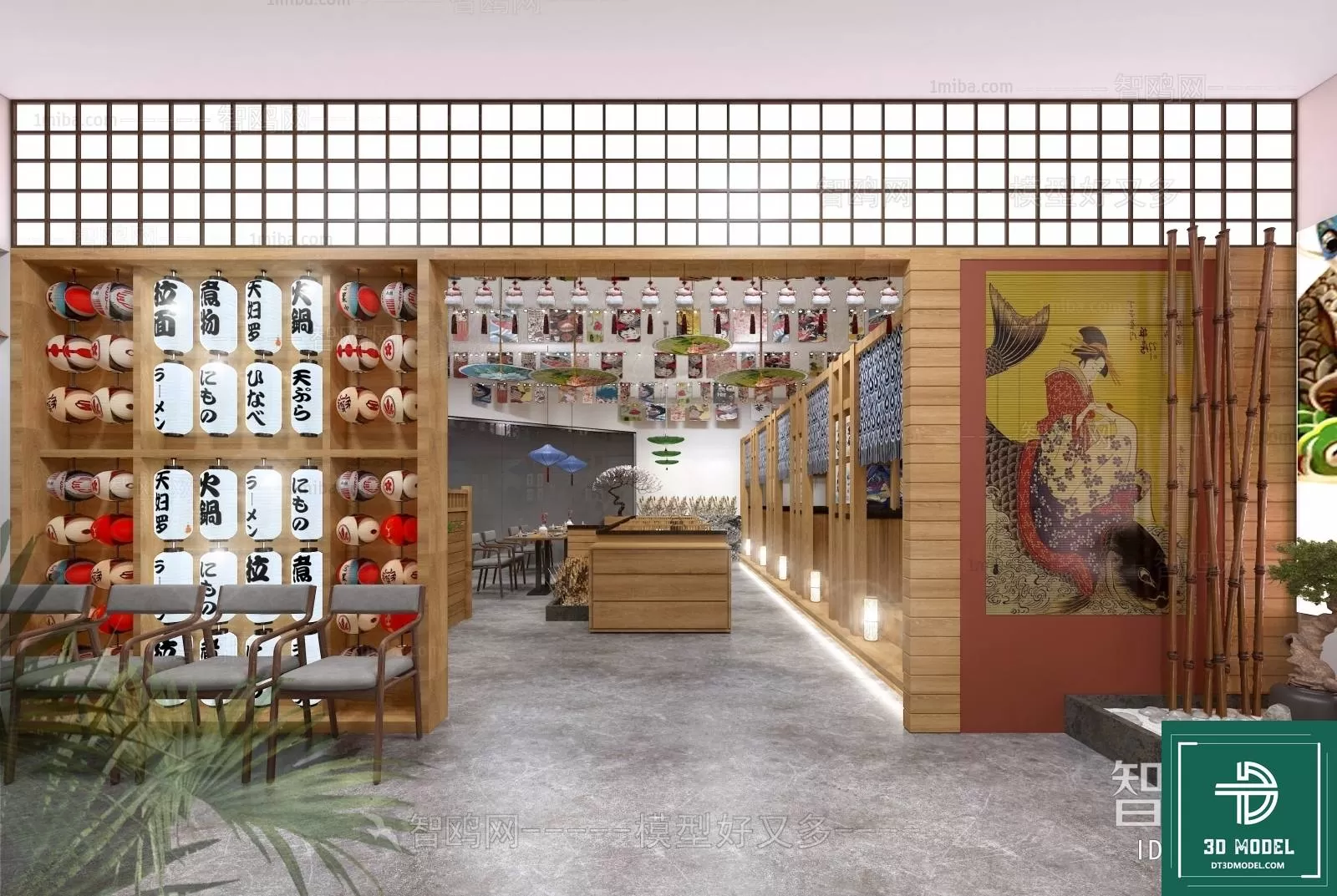 RESTAURANT – JAPAN STYLE – 3D BLOCK – 118