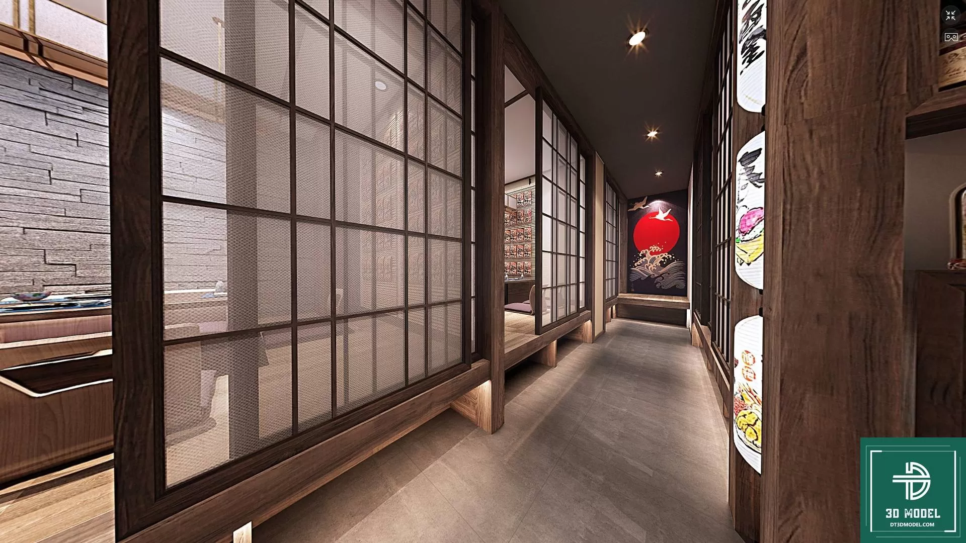 RESTAURANT – JAPAN STYLE – 3D BLOCK – 124