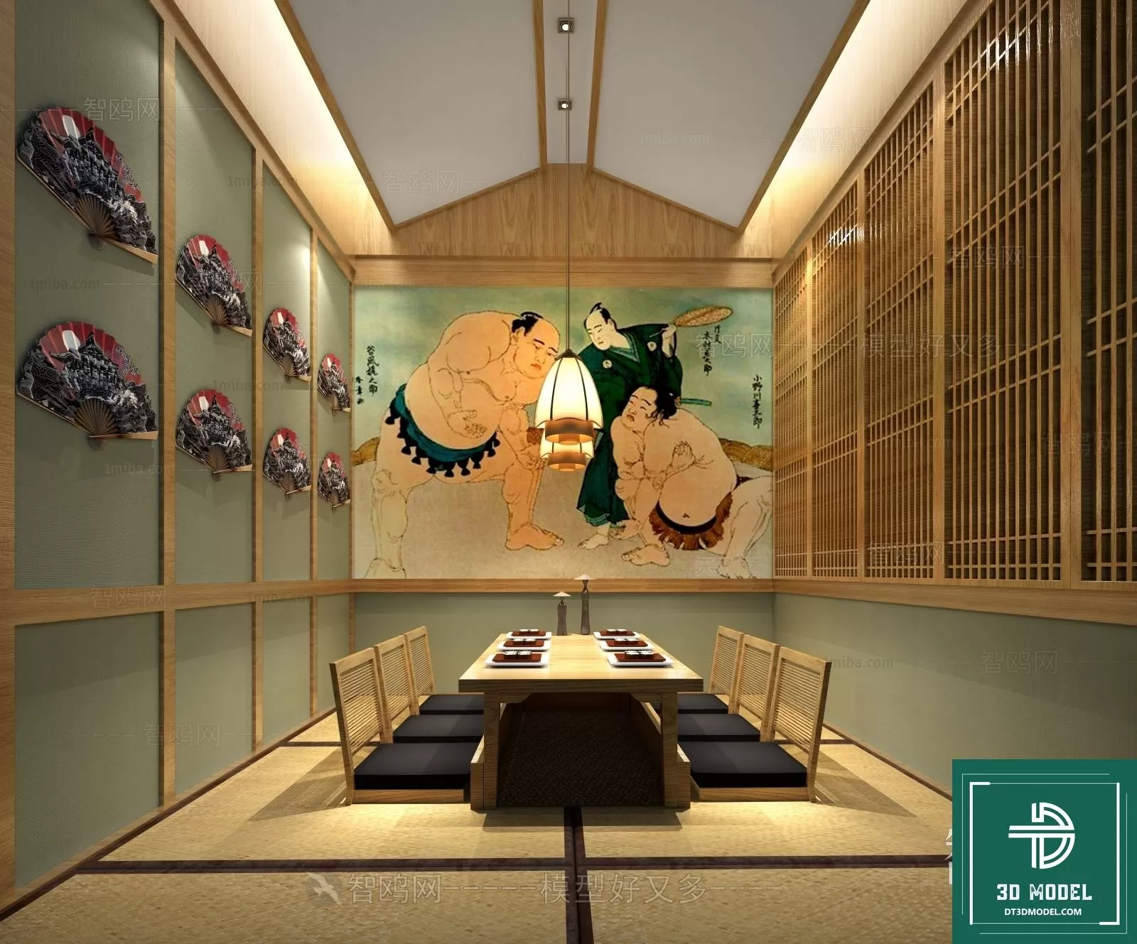 RESTAURANT – JAPAN STYLE – 3D BLOCK – 126