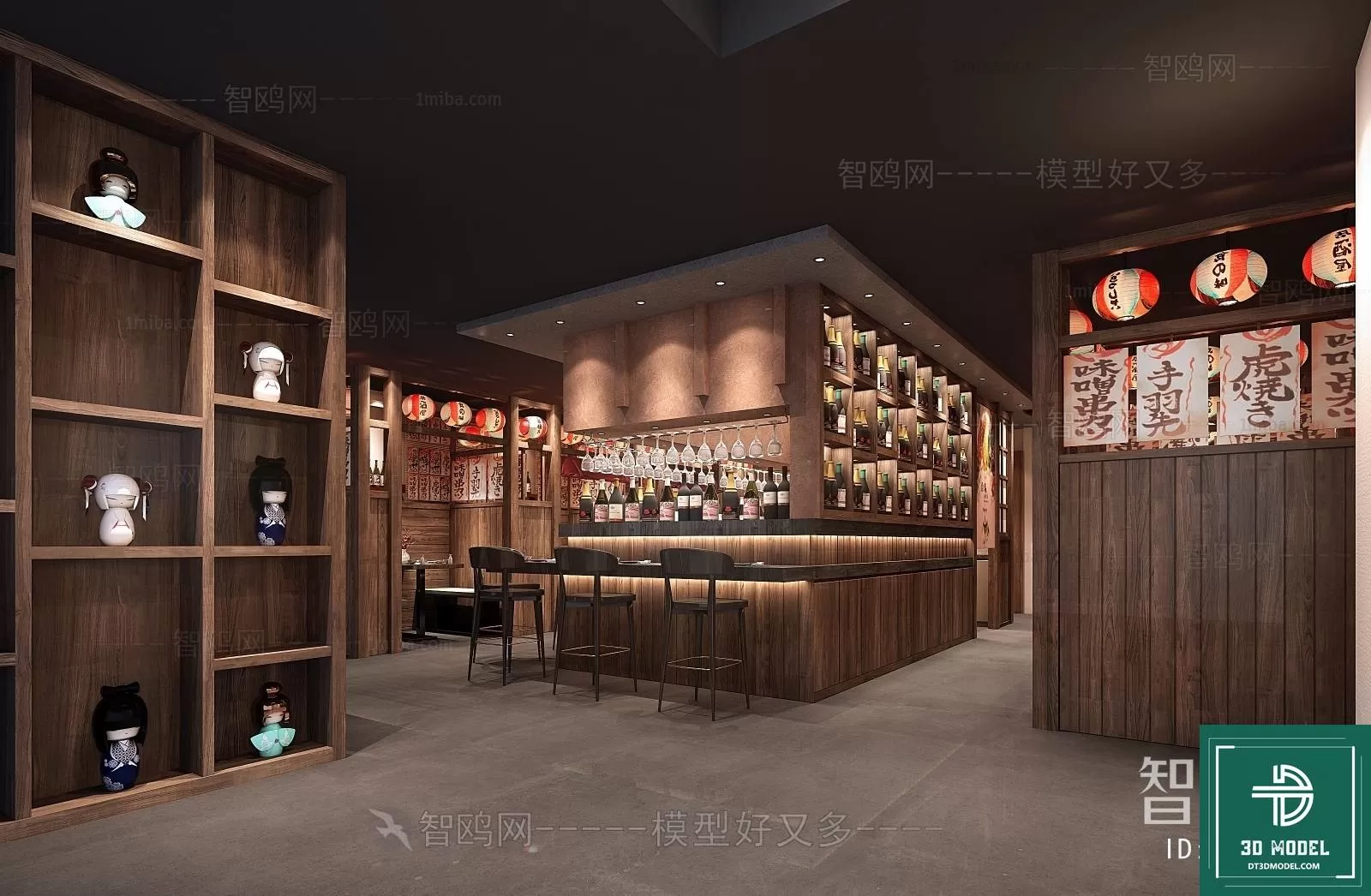 RESTAURANT – JAPAN STYLE – 3D BLOCK – 127
