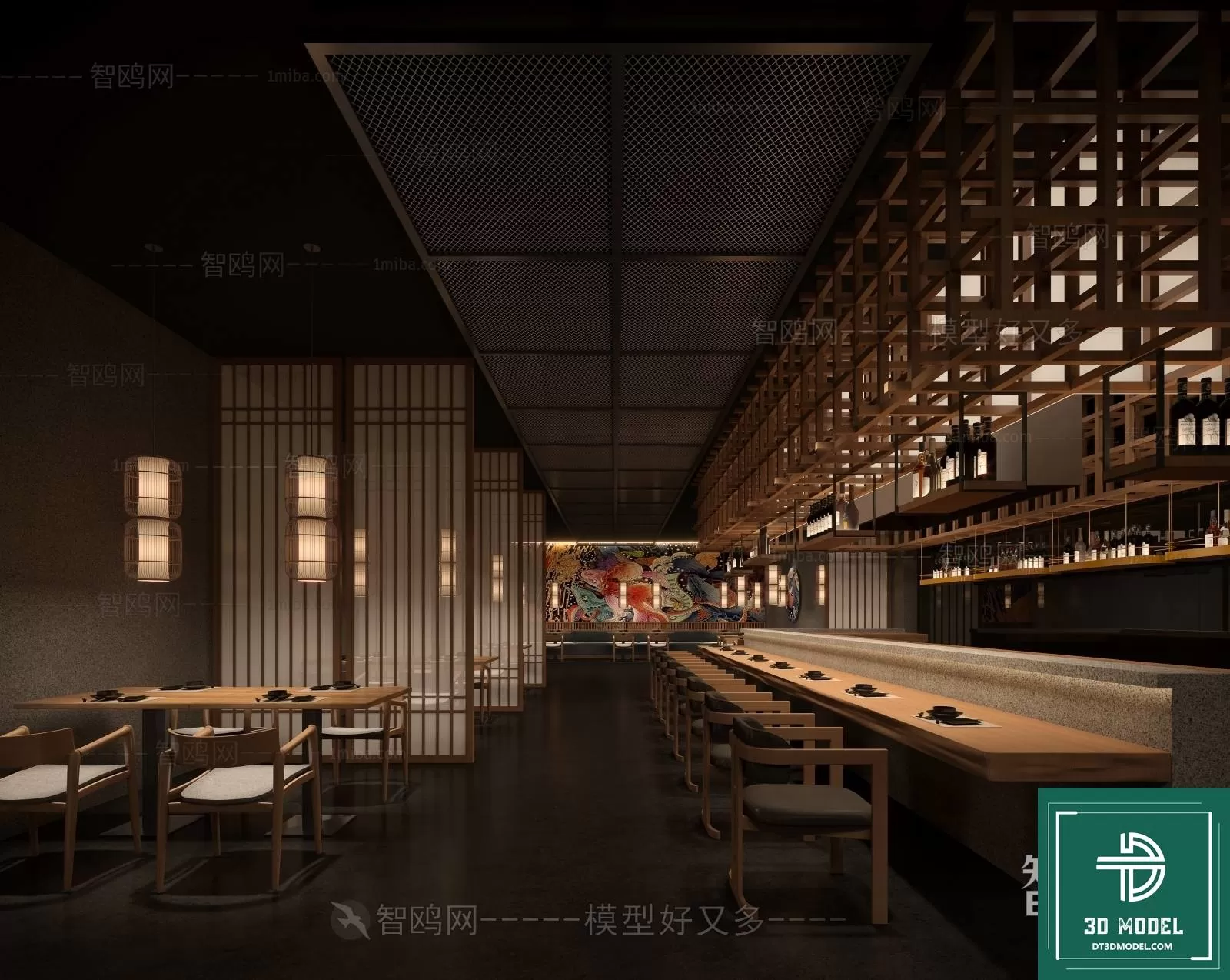 RESTAURANT – JAPAN STYLE – 3D BLOCK – 129