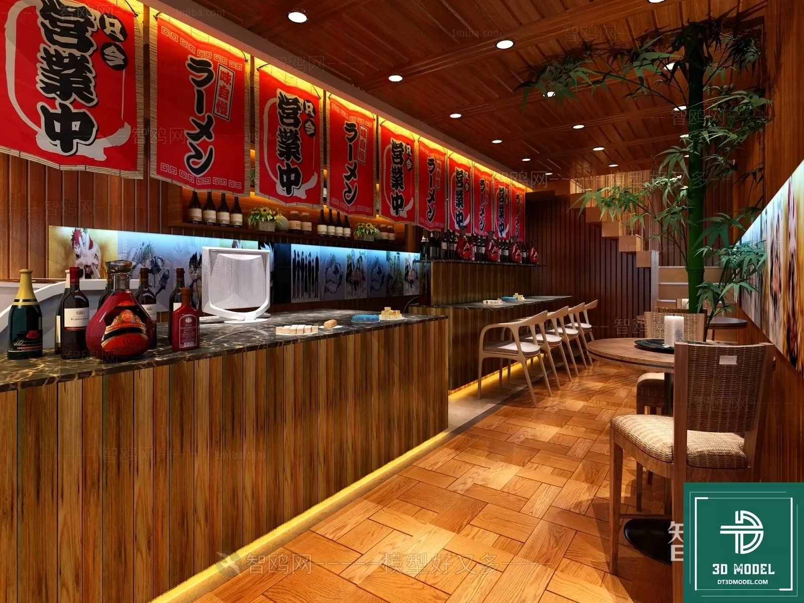 RESTAURANT – JAPAN STYLE – 3D BLOCK – 134