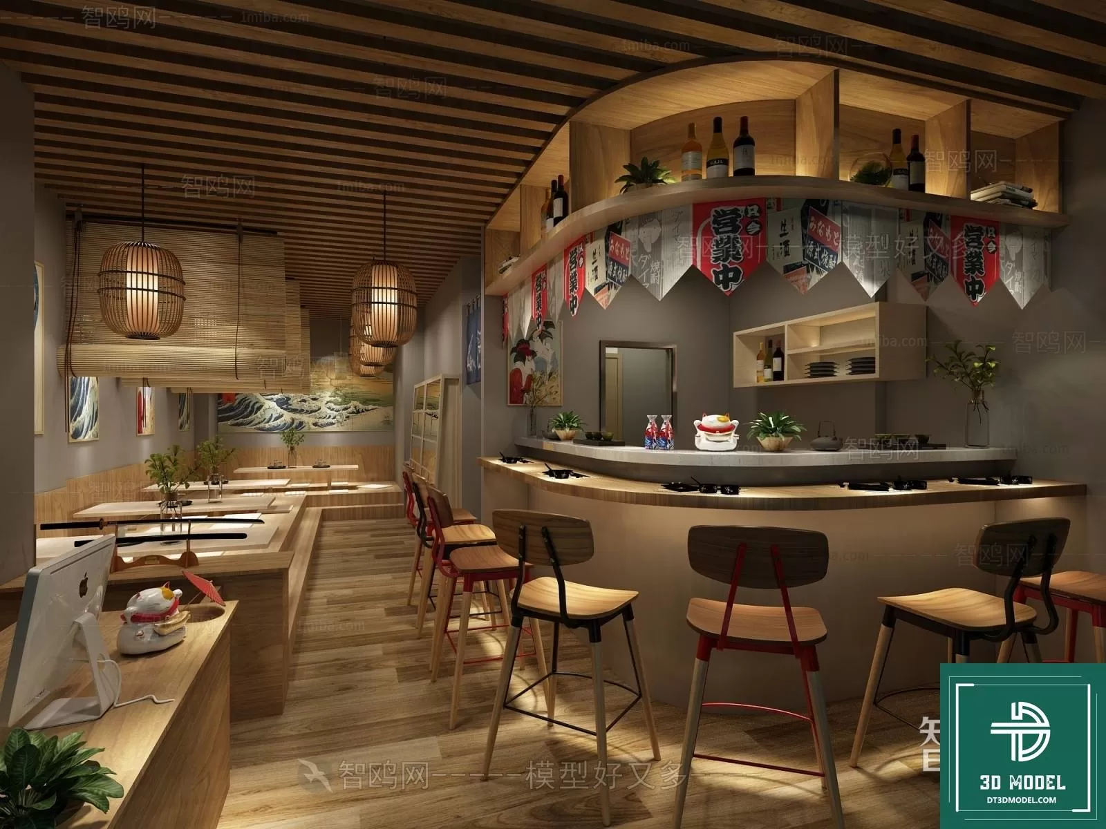 RESTAURANT – JAPAN STYLE – 3D BLOCK – 138