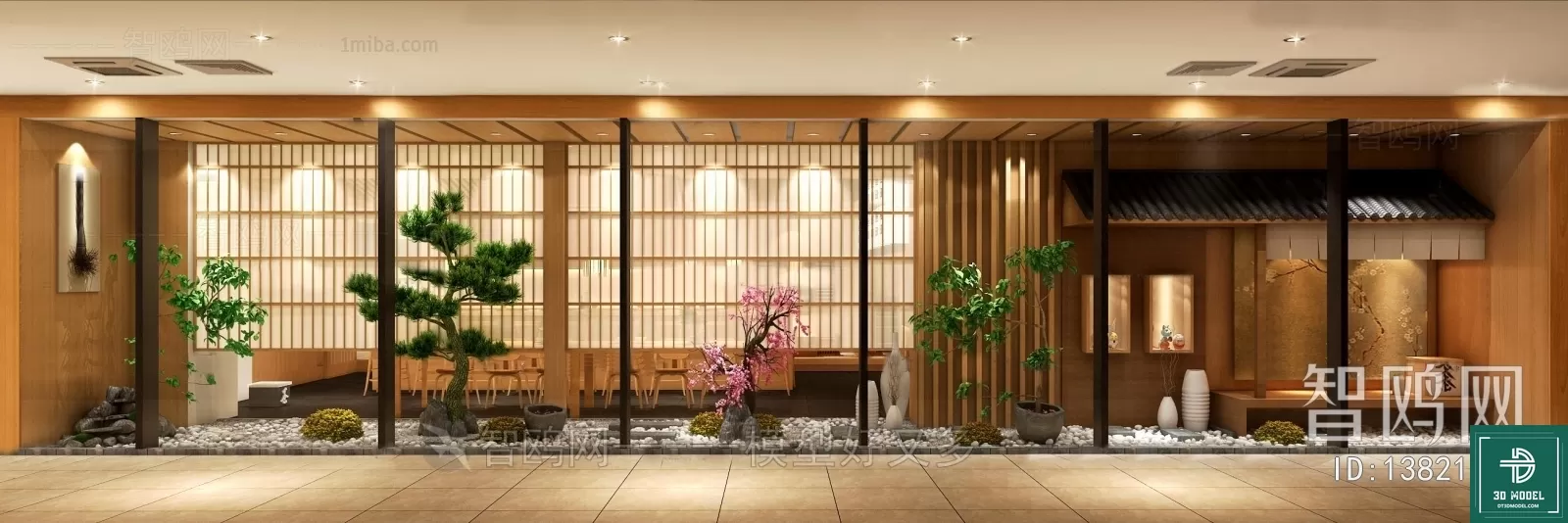 RESTAURANT – JAPAN STYLE – 3D BLOCK – 139