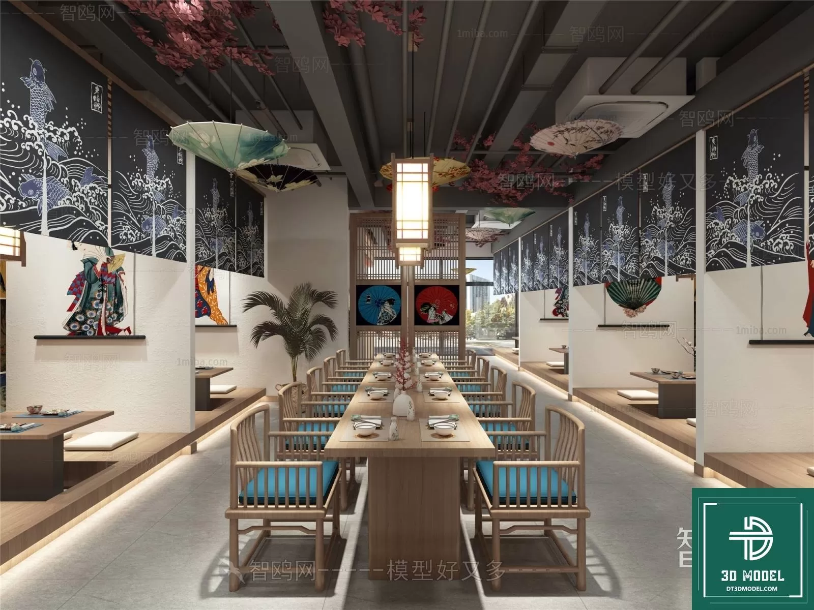 RESTAURANT – JAPAN STYLE – 3D BLOCK – 140