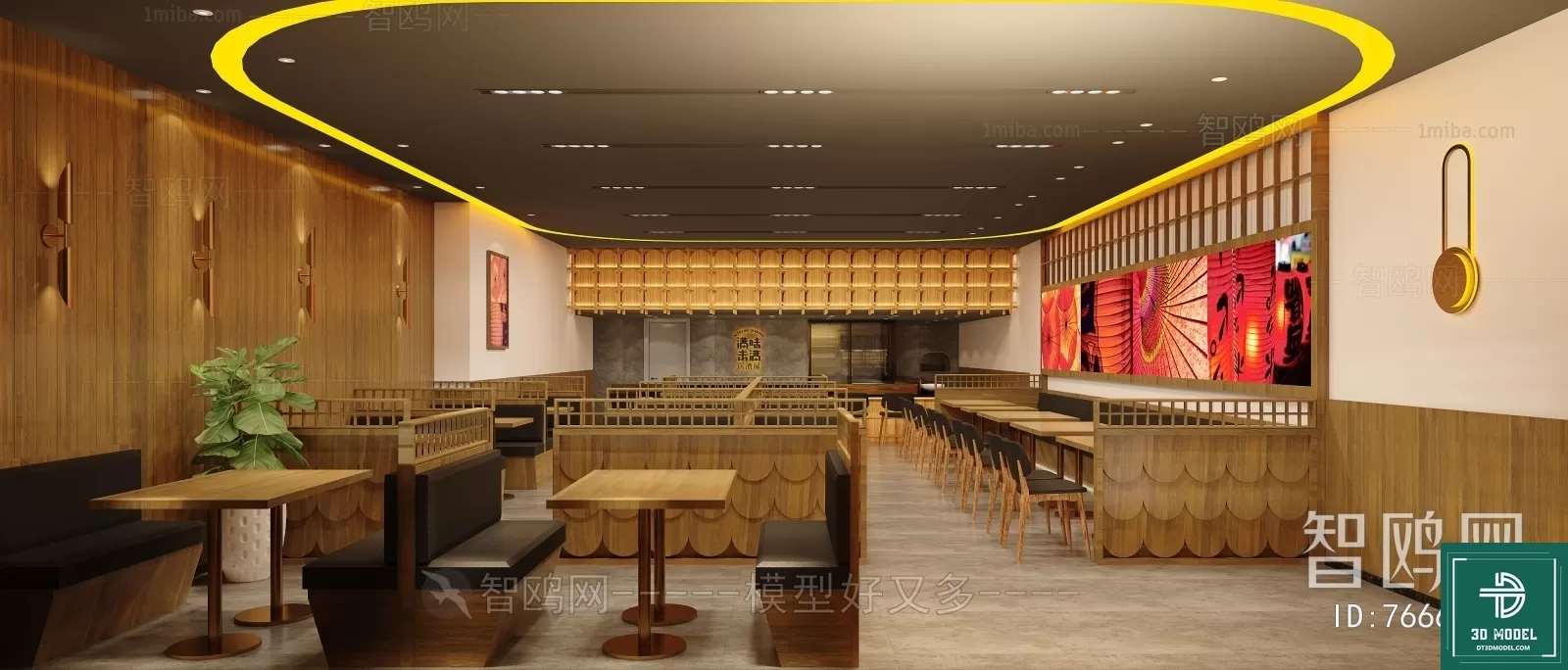 RESTAURANT – JAPAN STYLE – 3D BLOCK – 141