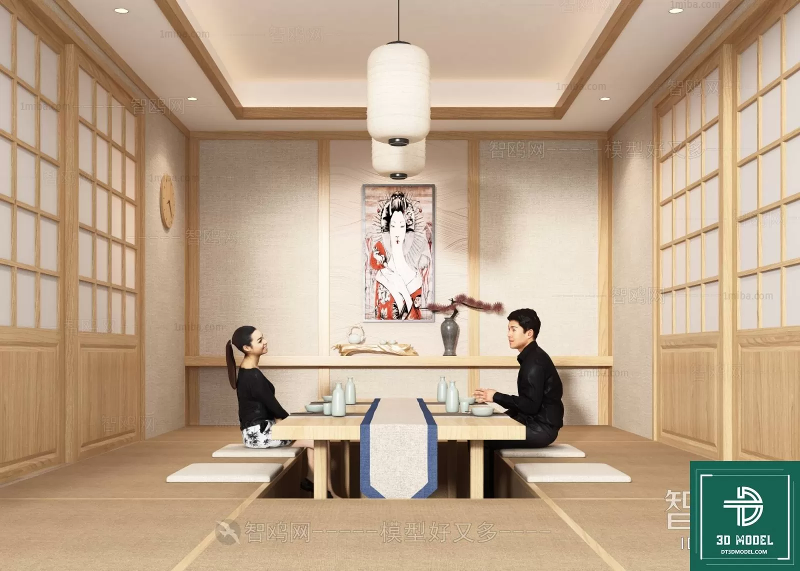 RESTAURANT – JAPAN STYLE – 3D BLOCK – 142