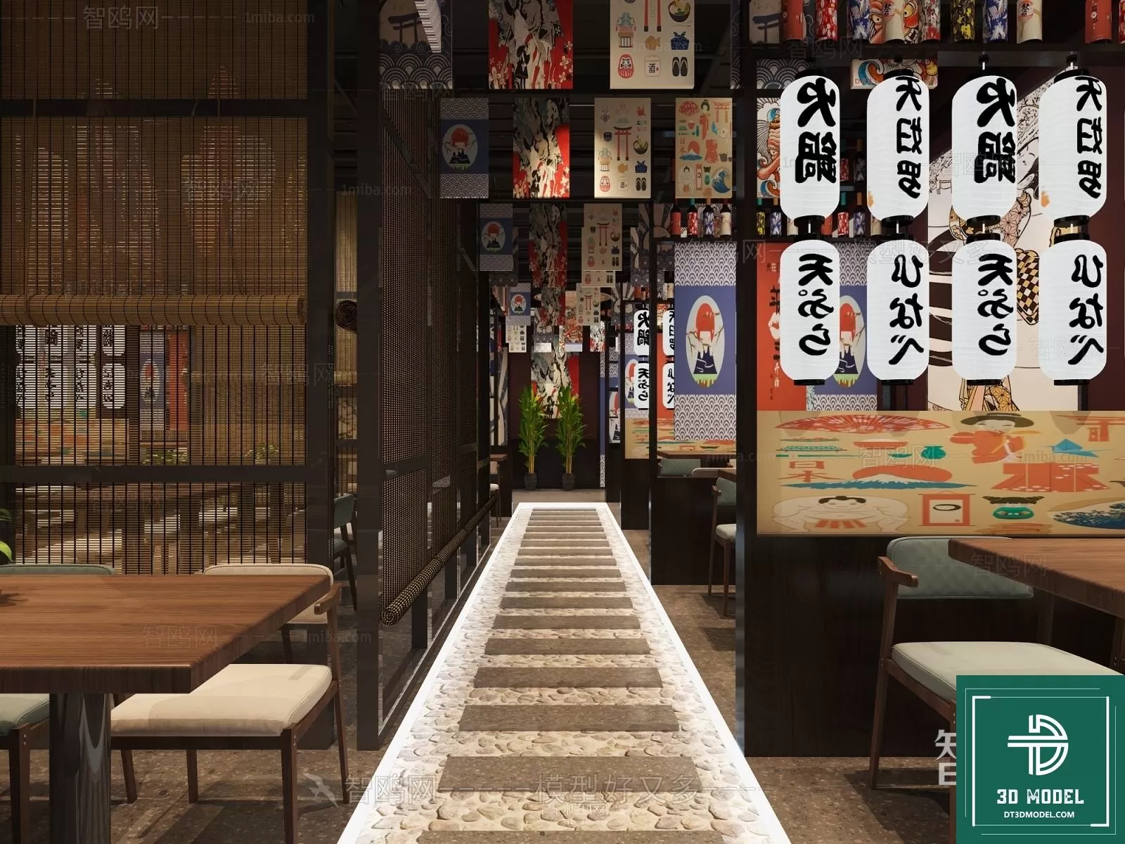 RESTAURANT – JAPAN STYLE – 3D BLOCK – 143