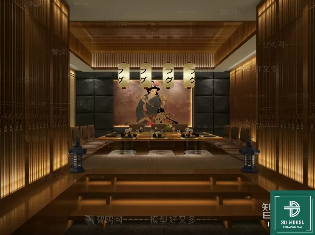 RESTAURANT – JAPAN STYLE – 3D BLOCK – 144