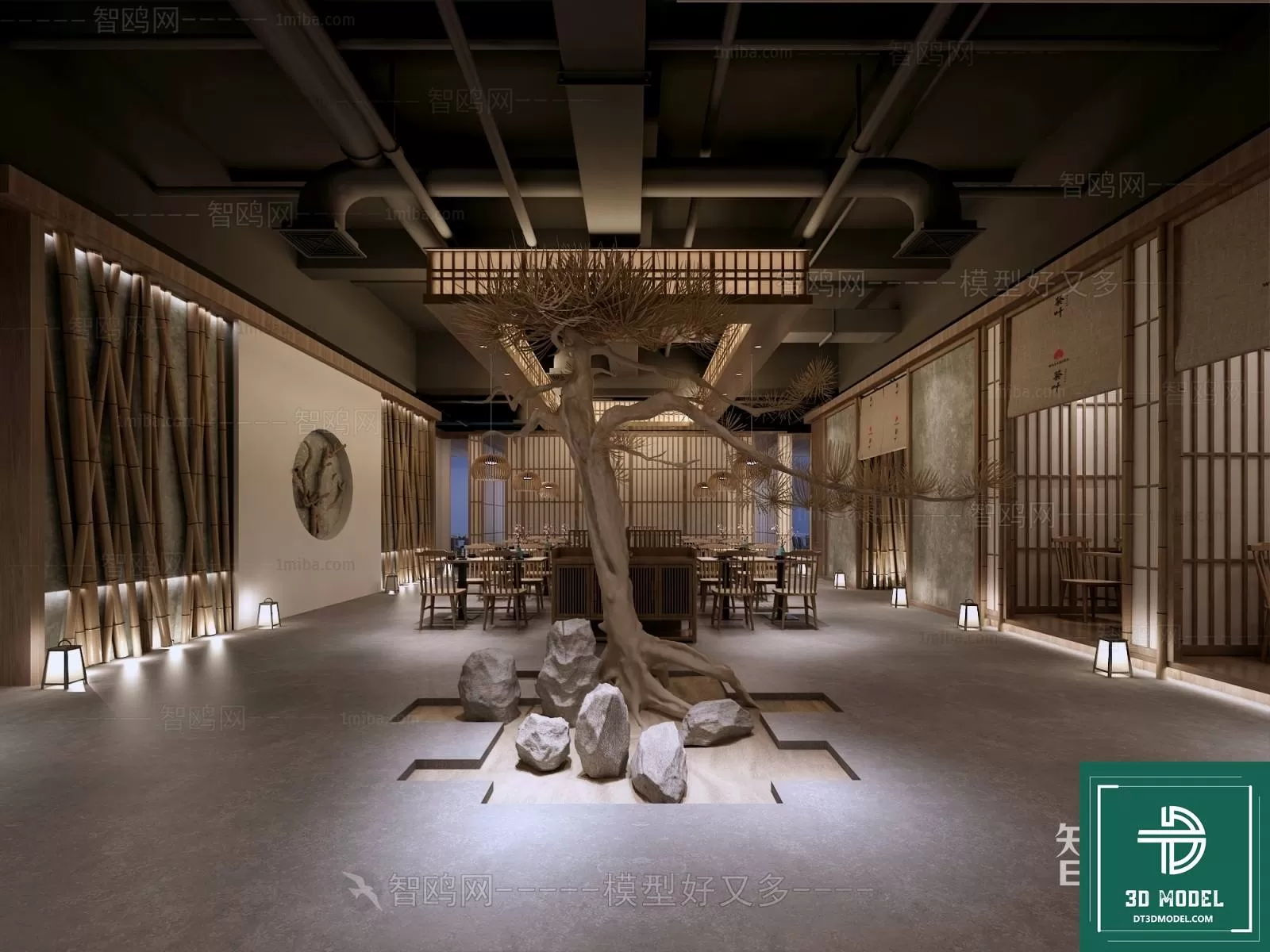 RESTAURANT – JAPAN STYLE – 3D BLOCK – 147