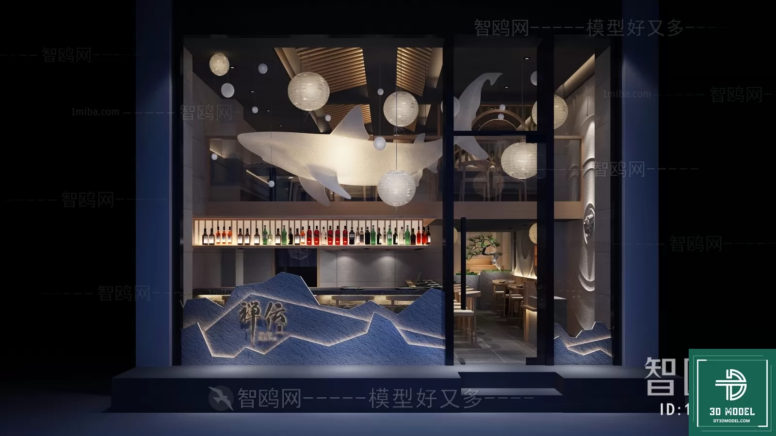 RESTAURANT – JAPAN STYLE – 3D BLOCK – 148