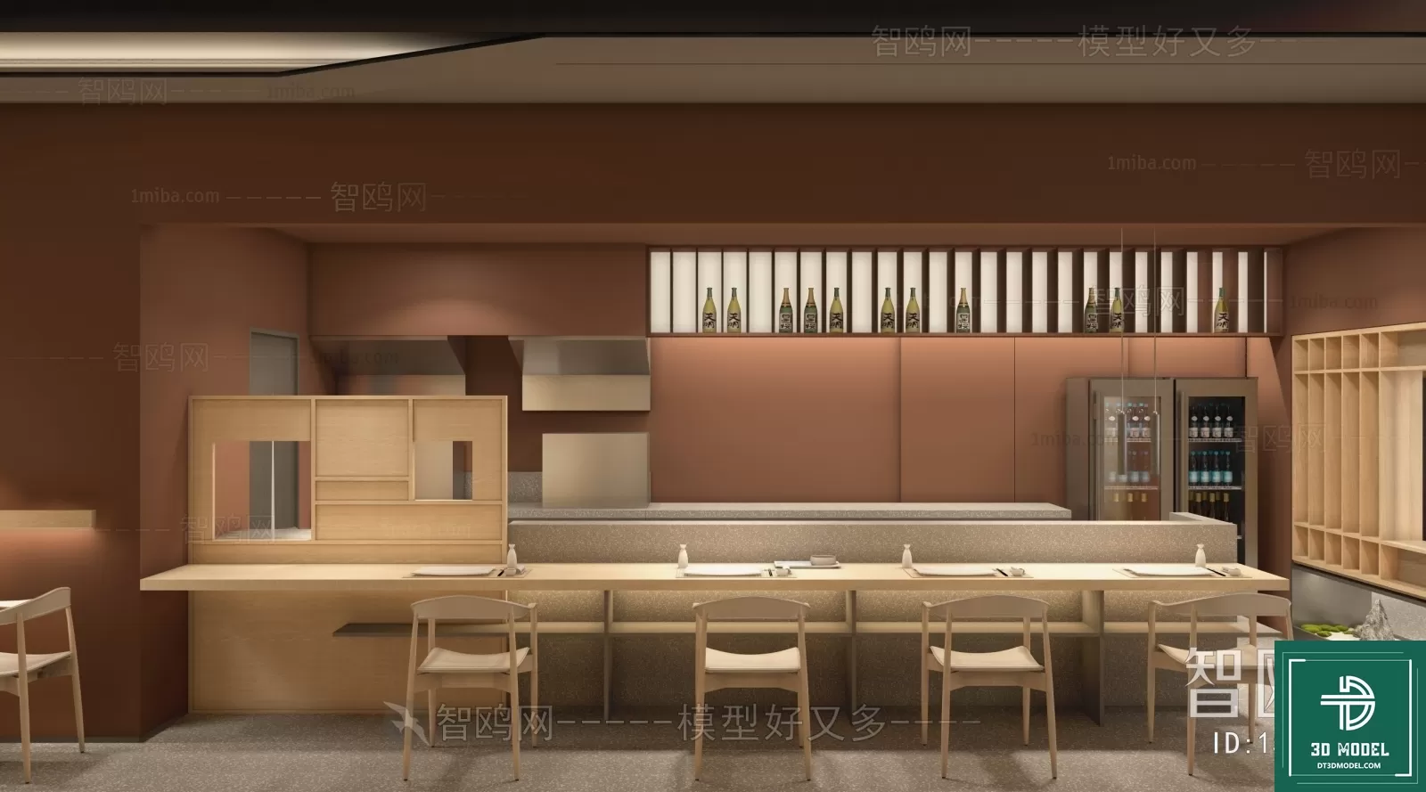 RESTAURANT – JAPAN STYLE – 3D BLOCK – 152
