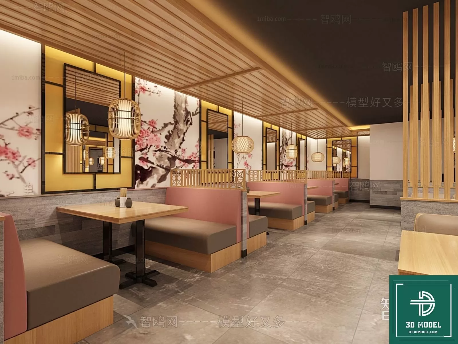 RESTAURANT – JAPAN STYLE – 3D BLOCK – 154