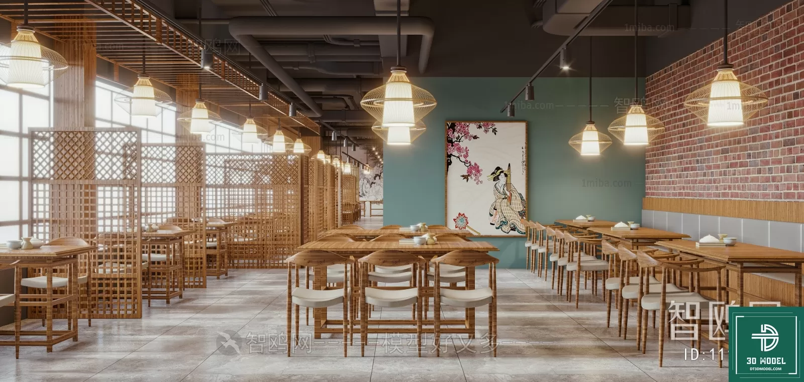RESTAURANT – JAPAN STYLE – 3D BLOCK – 155