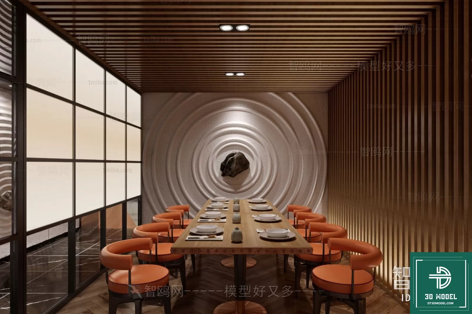 RESTAURANT – JAPAN STYLE – 3D BLOCK – 164