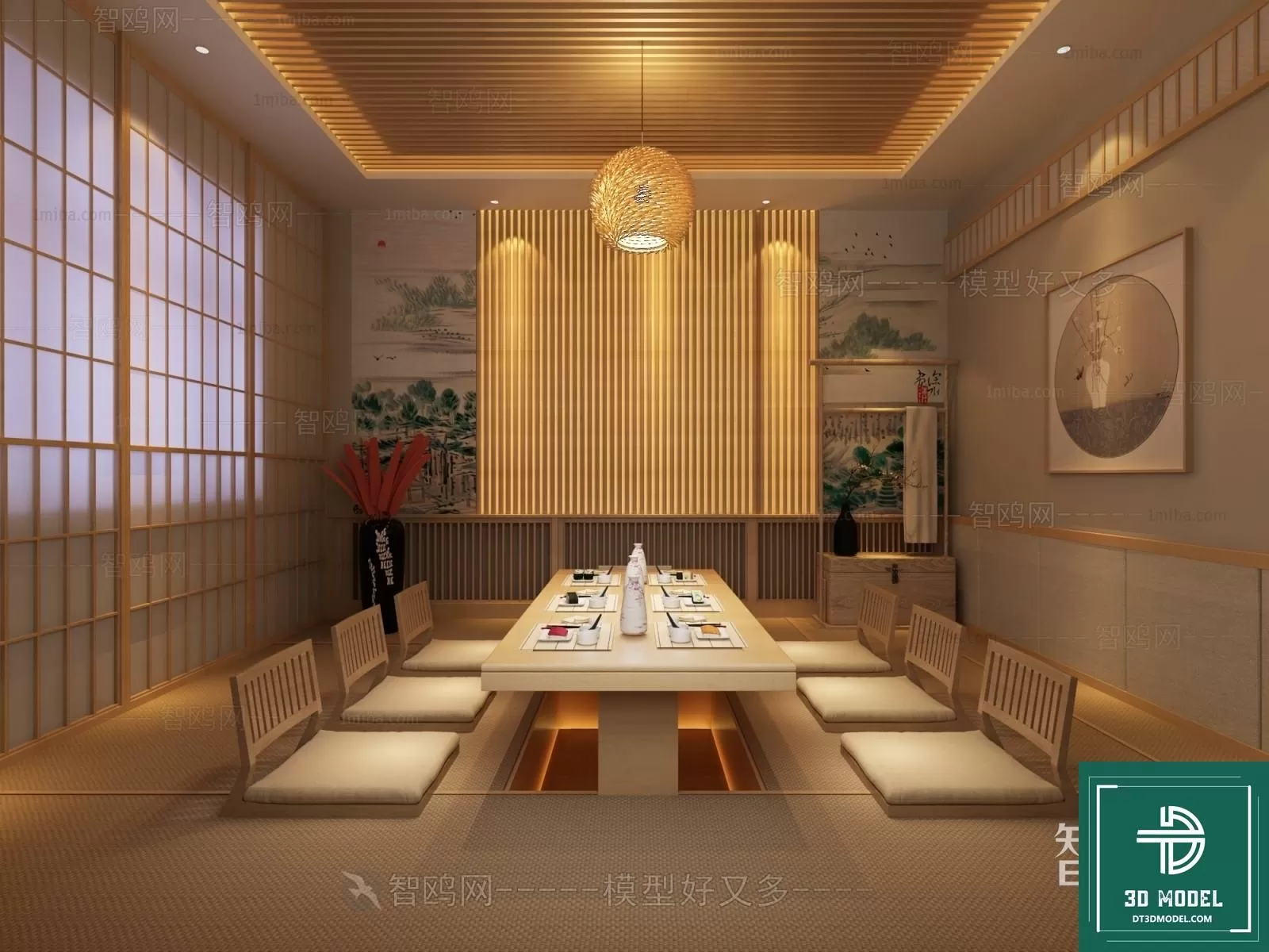 RESTAURANT – JAPAN STYLE – 3D BLOCK – 193