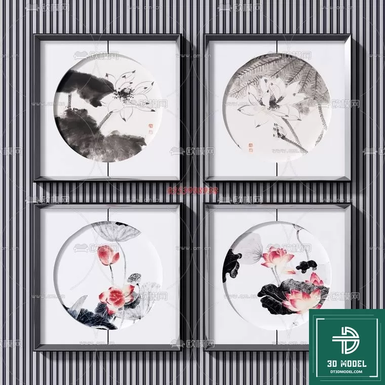 CHINESE PICTURE – DECOR – 3D MODELS – 004 CHINESE PICTURE – DECOR – 3D MODELS – 004