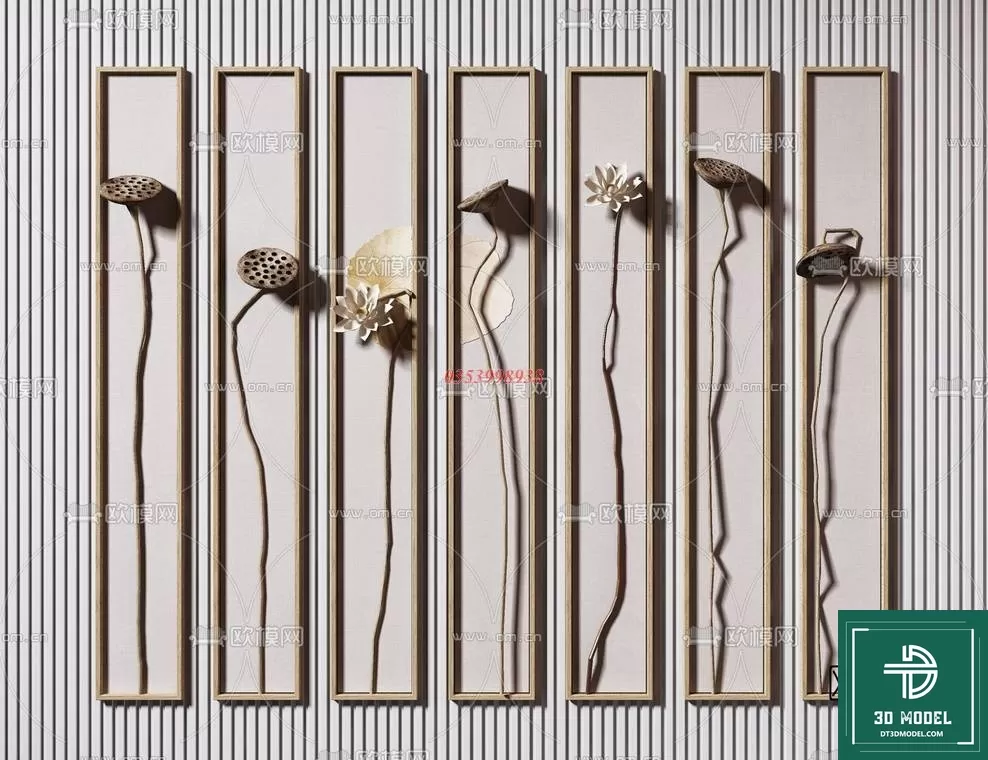 CHINESE PICTURE – DECOR – 3D MODELS – 006 CHINESE PICTURE – DECOR – 3D MODELS – 006