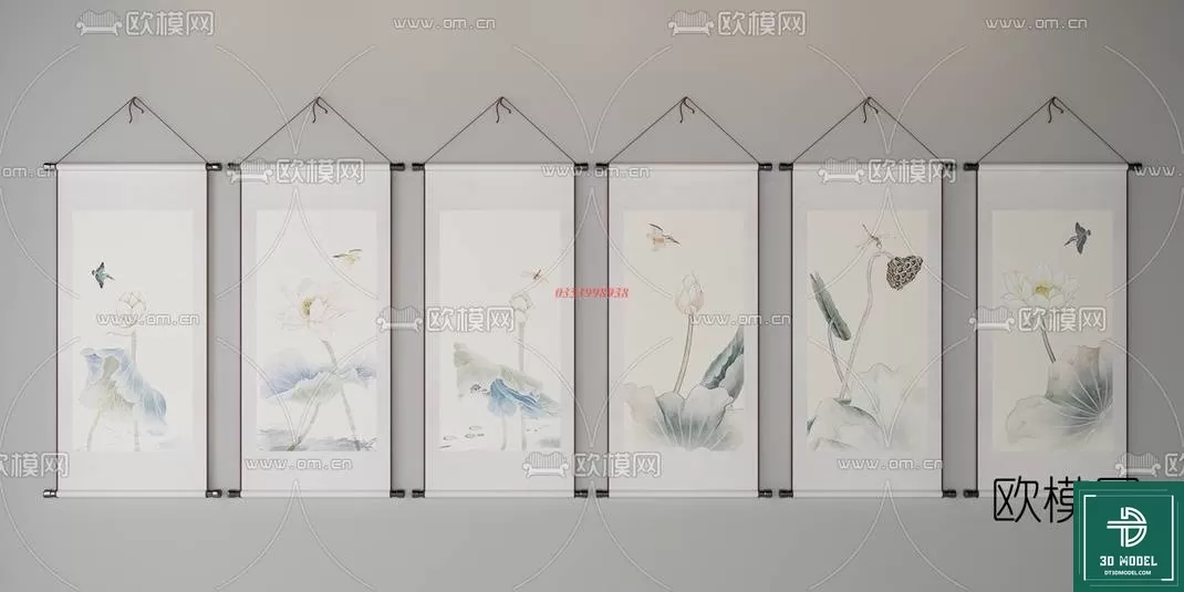 CHINESE PICTURE – DECOR – 3D MODELS – 007 CHINESE PICTURE – DECOR – 3D MODELS – 007