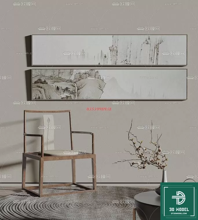 CHINESE PICTURE – DECOR – 3D MODELS – 014 CHINESE PICTURE – DECOR – 3D MODELS – 014