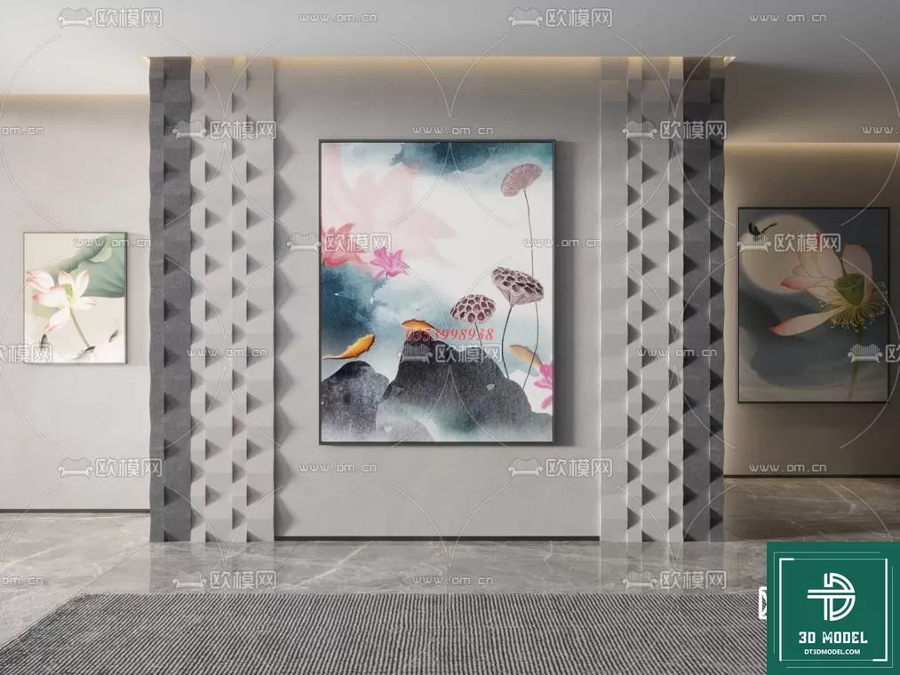 CHINESE PICTURE – DECOR – 3D MODELS – 026 CHINESE PICTURE – DECOR – 3D MODELS – 026