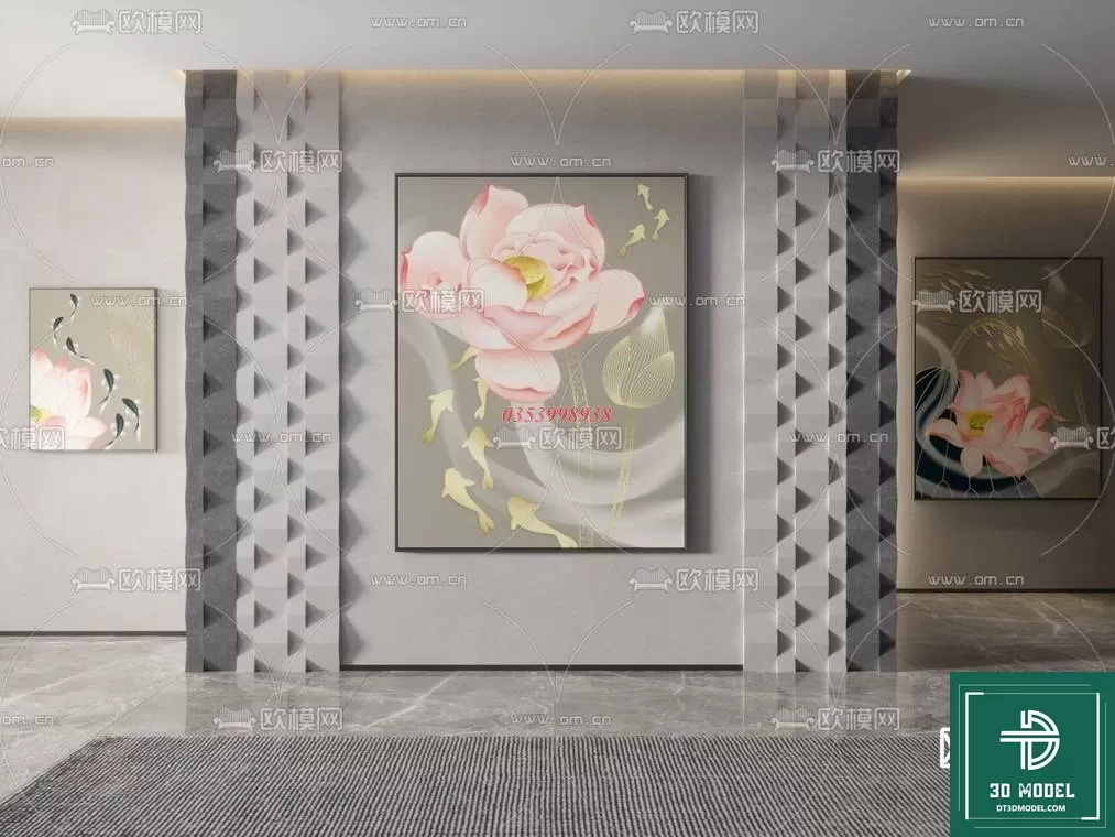 CHINESE PICTURE – DECOR – 3D MODELS – 027 CHINESE PICTURE – DECOR – 3D MODELS – 027