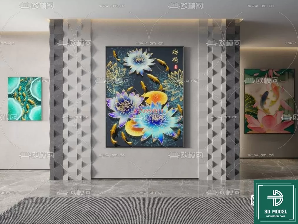 CHINESE PICTURE – DECOR – 3D MODELS – 028 CHINESE PICTURE – DECOR – 3D MODELS – 028