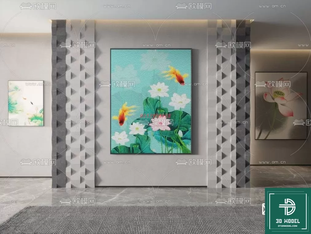 CHINESE PICTURE – DECOR – 3D MODELS – 029 CHINESE PICTURE – DECOR – 3D MODELS – 029