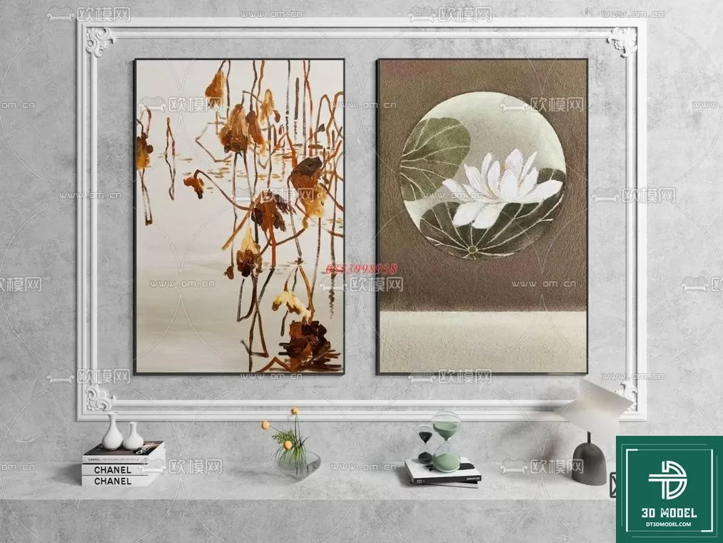 CHINESE PICTURE – DECOR – 3D MODELS – 030 CHINESE PICTURE – DECOR – 3D MODELS – 030