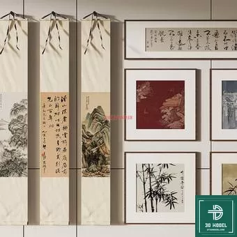 CHINESE PICTURE – DECOR – 3D MODELS – 038 CHINESE PICTURE – DECOR – 3D MODELS – 038