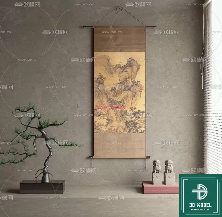 CHINESE PICTURE – DECOR – 3D MODELS – 045 CHINESE PICTURE – DECOR – 3D MODELS – 045