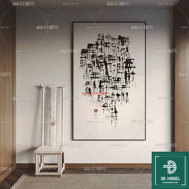 CHINESE PICTURE – DECOR – 3D MODELS – 047 CHINESE PICTURE – DECOR – 3D MODELS – 047