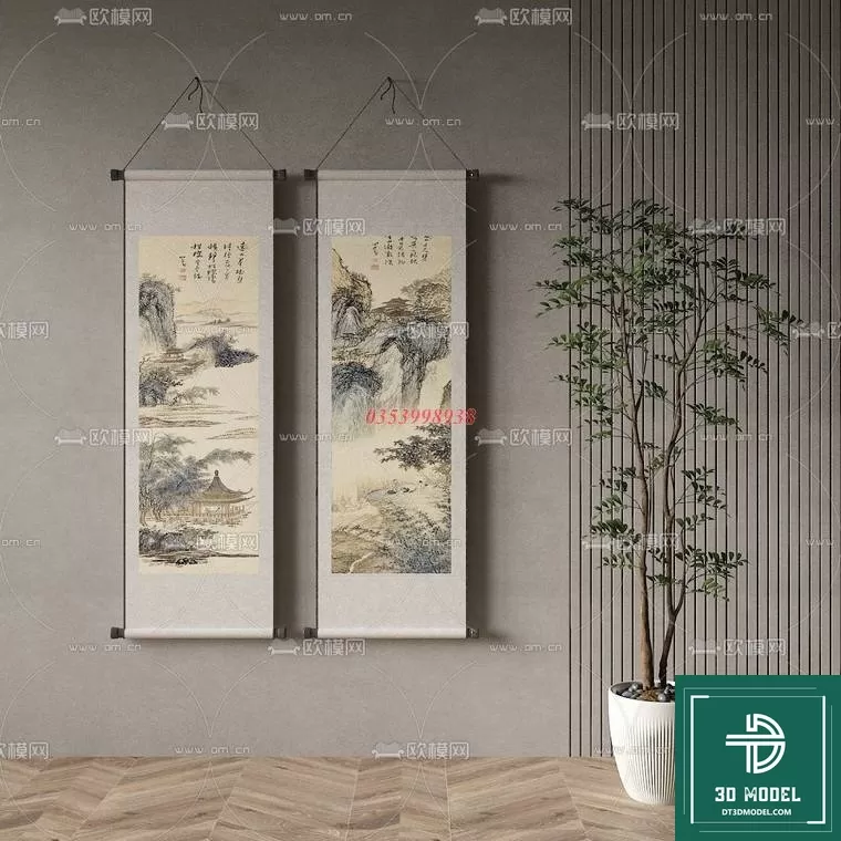 CHINESE PICTURE – DECOR – 3D MODELS – 049 CHINESE PICTURE – DECOR – 3D MODELS – 049