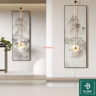 CHINESE PICTURE – DECOR – 3D MODELS – 054 CHINESE PICTURE – DECOR – 3D MODELS – 054
