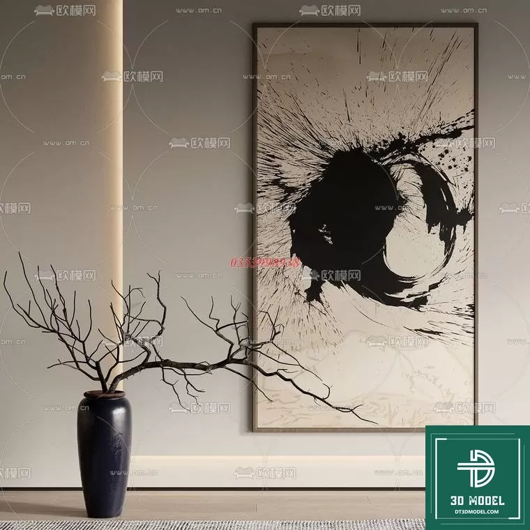 CHINESE PICTURE – DECOR – 3D MODELS – 057 CHINESE PICTURE – DECOR – 3D MODELS – 057