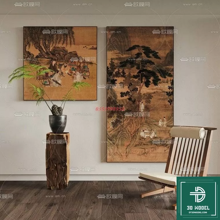 CHINESE PICTURE – DECOR – 3D MODELS – 059 CHINESE PICTURE – DECOR – 3D MODELS – 059