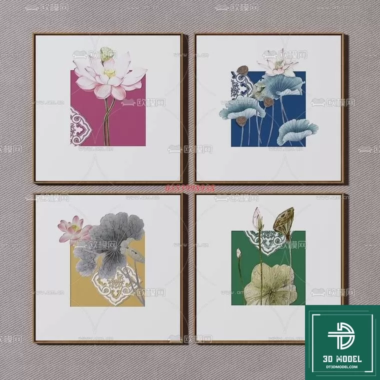 CHINESE PICTURE – DECOR – 3D MODELS – 061