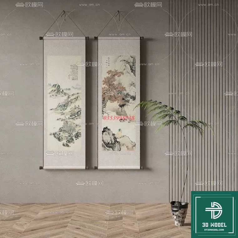 CHINESE PICTURE – DECOR – 3D MODELS – 063