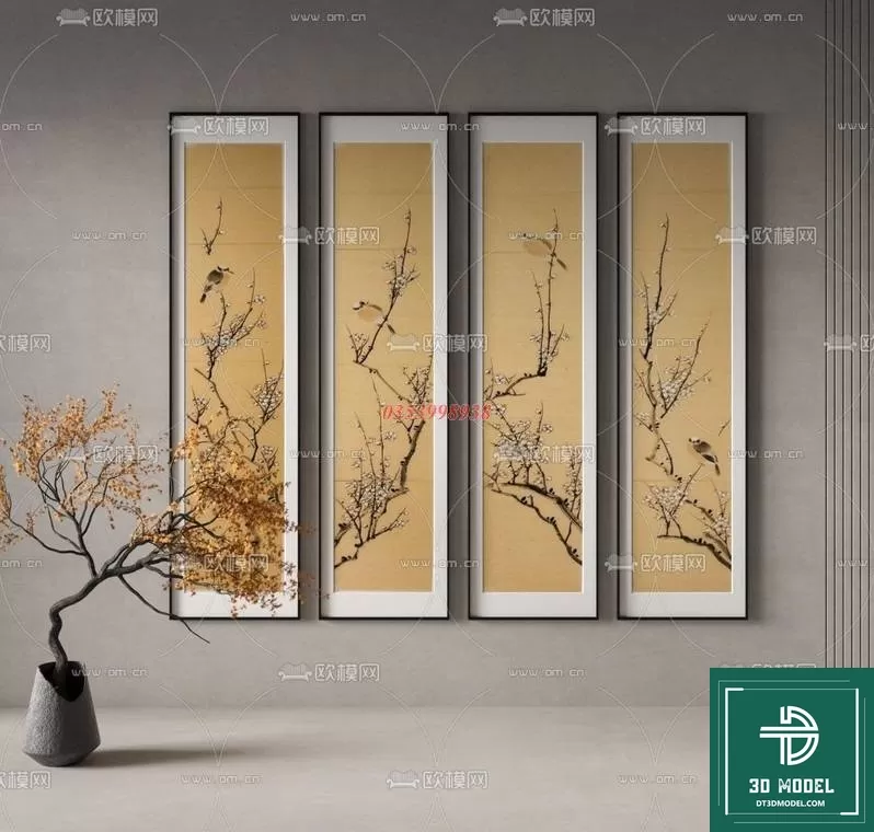 CHINESE PICTURE – DECOR – 3D MODELS – 072