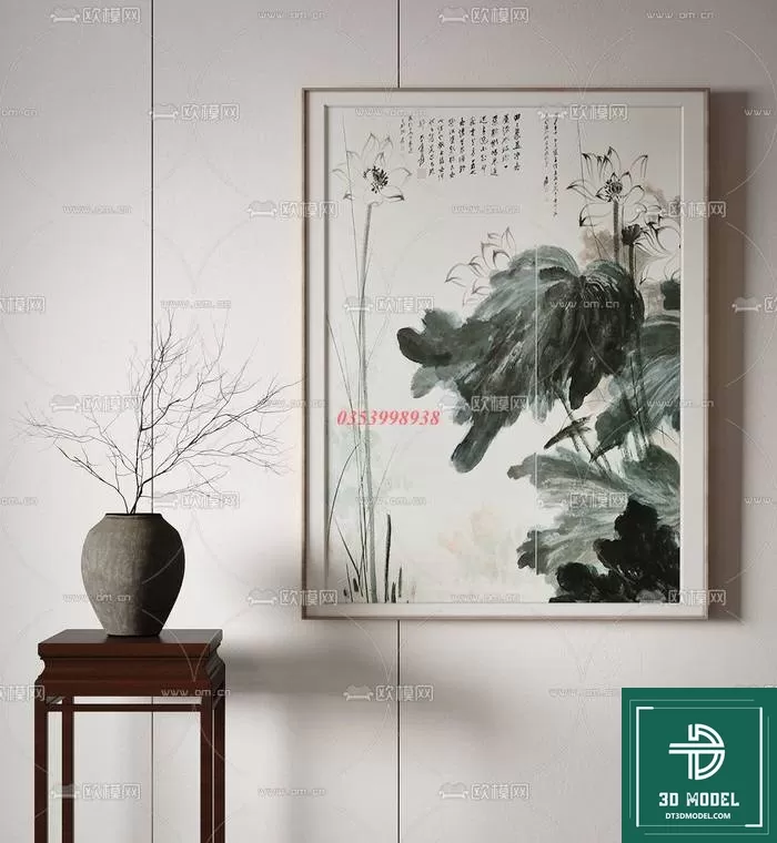 CHINESE PICTURE – DECOR – 3D MODELS – 073