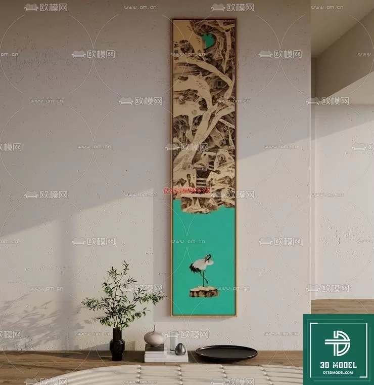 CHINESE PICTURE – DECOR – 3D MODELS – 075