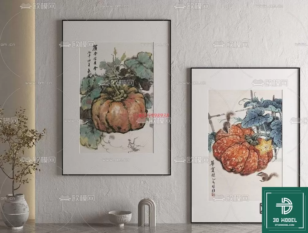 CHINESE PICTURE – DECOR – 3D MODELS – 077