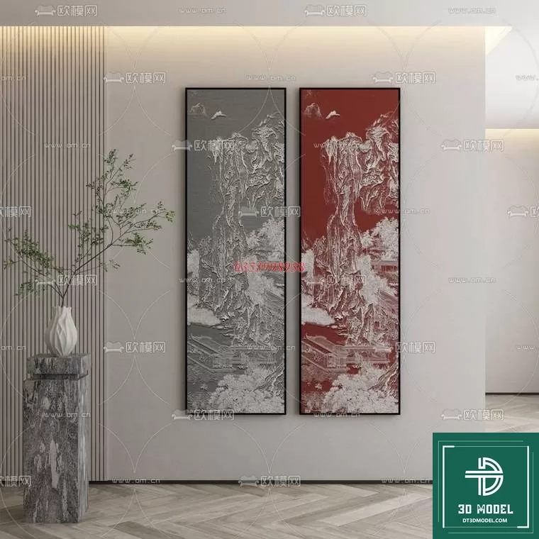 CHINESE PICTURE – DECOR – 3D MODELS – 079