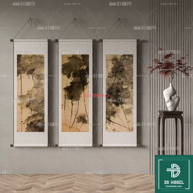 CHINESE PICTURE – DECOR – 3D MODELS – 082