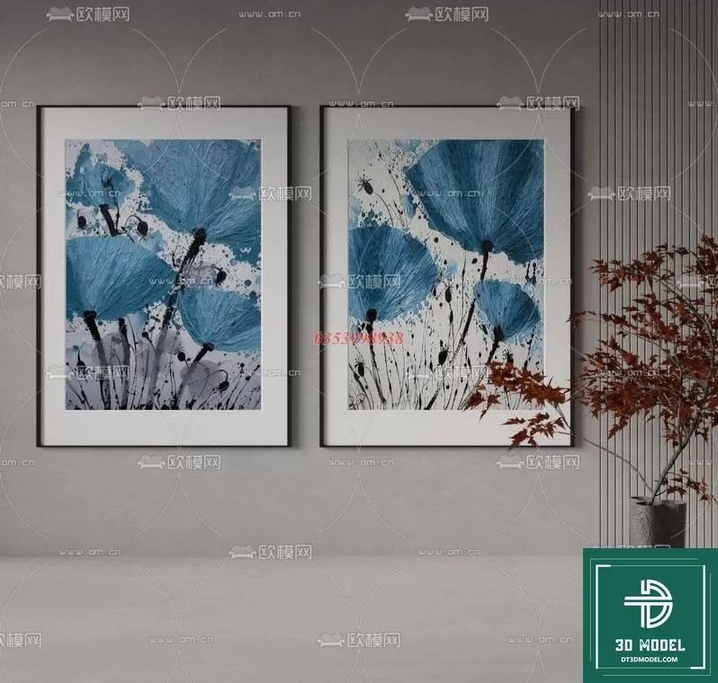 CHINESE PICTURE – DECOR – 3D MODELS – 083