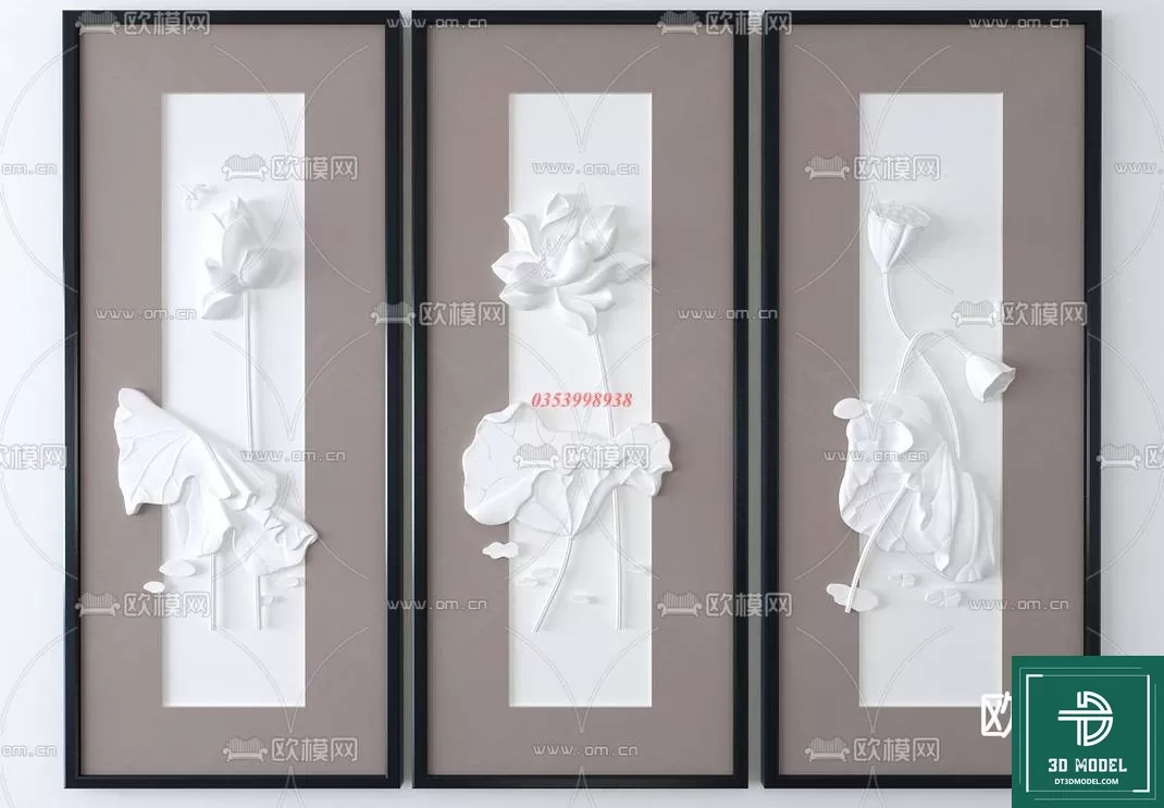 CHINESE PICTURE – DECOR – 3D MODELS – 086